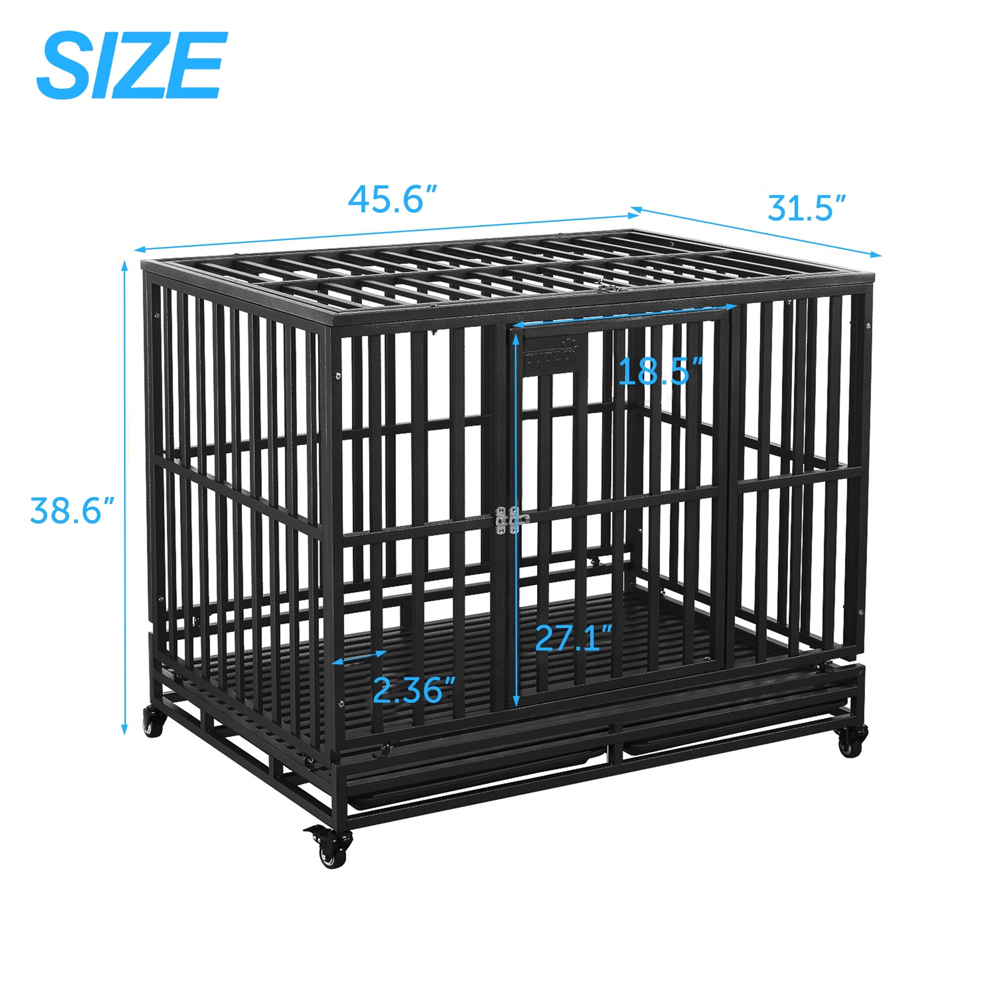 46 inch dog shop crate