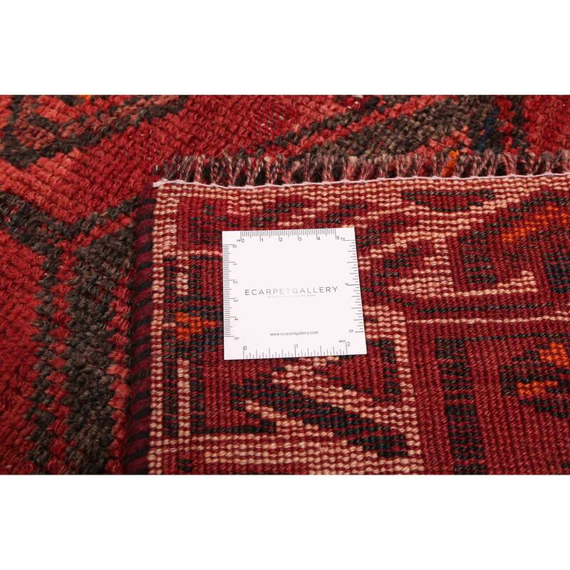 ECARPETGALLERY Hand-knotted Melis Vintage Red Wool Rug - 5'3 x 7'7