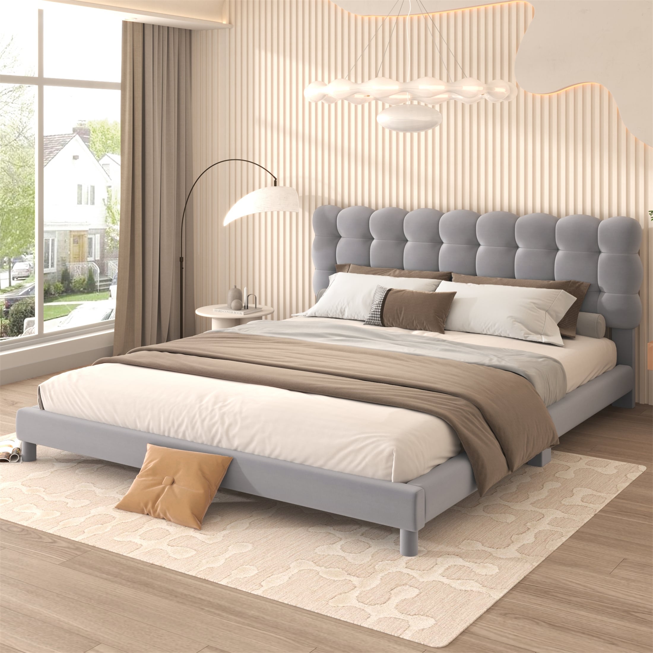 Queen bed soft discount