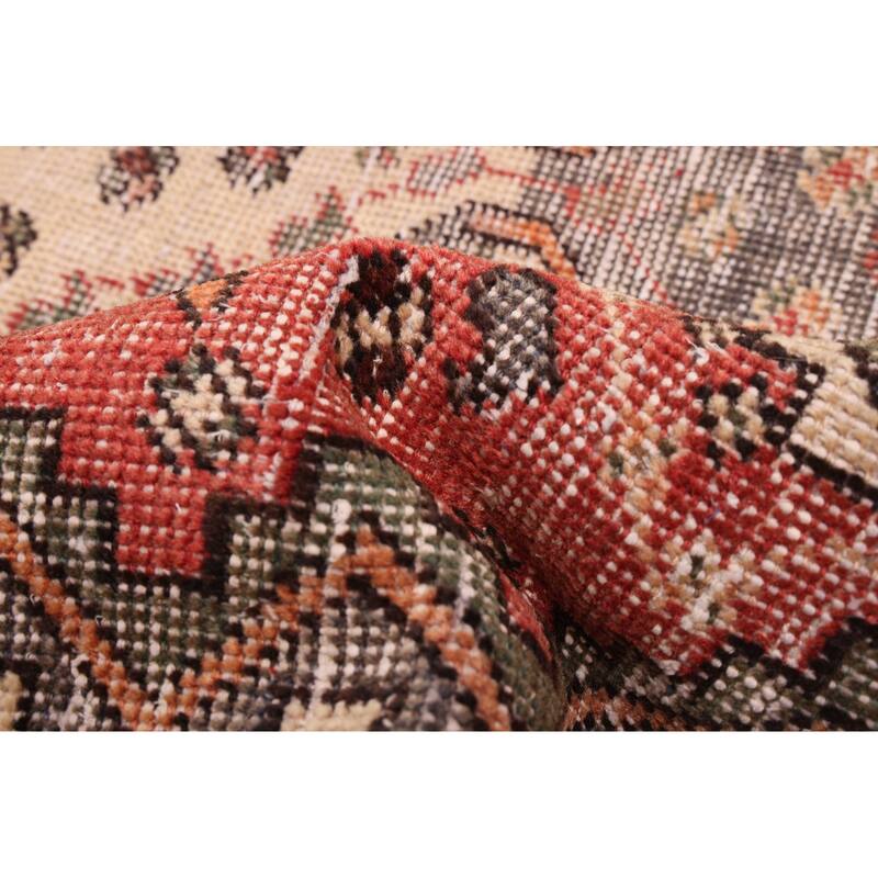 ECARPETGALLERY Hand-knotted Antalya Vintage Red Wool Rug - 4'8 x 6'8