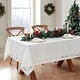 preview thumbnail 1 of 8, Poinsettia Noel Laser Cut Tablecloth