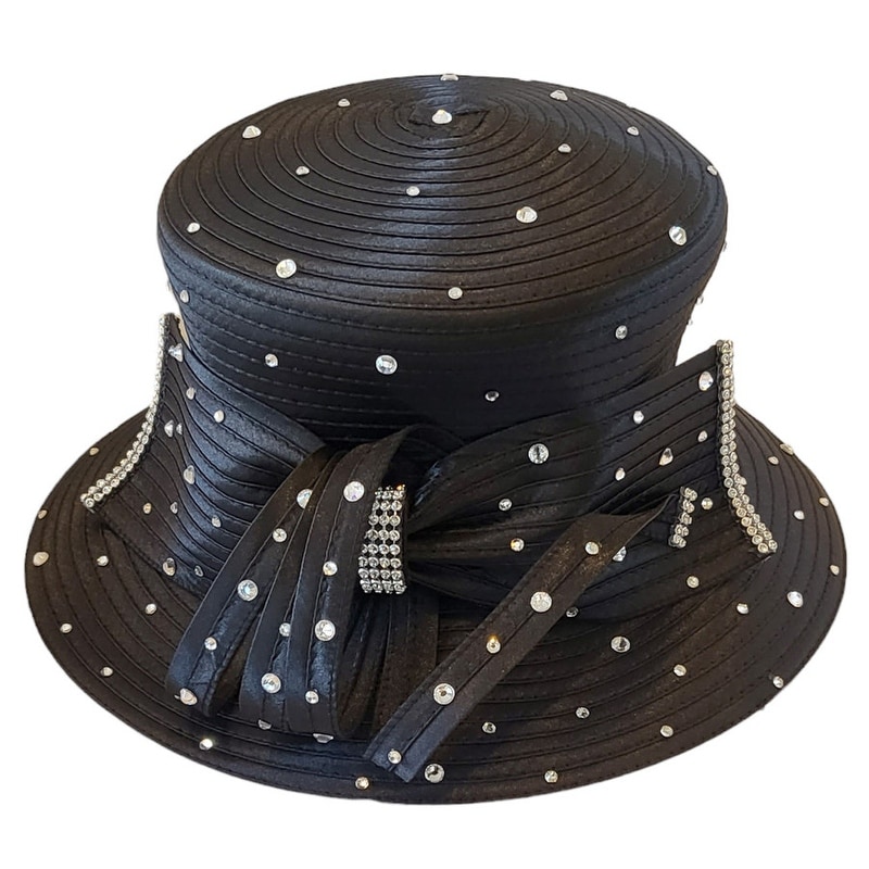 amazon ladies dress hats Women's Church Hat With Bow Women's Church Hat With Wide Brim & Ribbon Bow – Elegant Derby & Tea Party Hat quincy mae boys