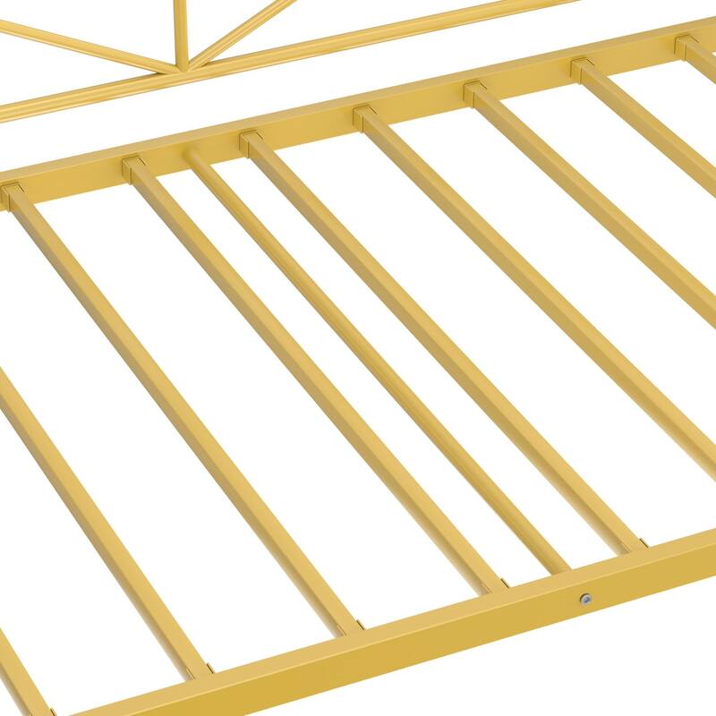Javlergo Metal Daybed Frame Twin Size Sofa Bed with Steel Slats for Living Room Guest Room
