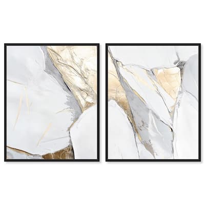 Cracks of Creation III Canvas Set of 2 by Art Remedy