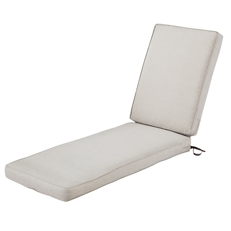 Classic Accessories Montlake Water-resistant Patio Chaise Lounge Cushion