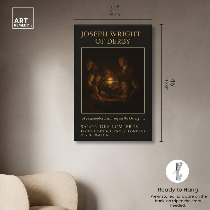 Philosopher Lecturing Canvas by Art Remedy