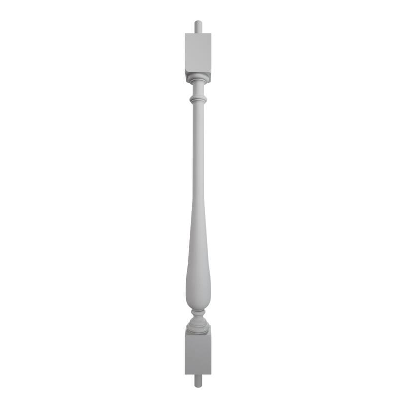 Endurathane 500 Series Calico Baluster, Factory Primed Polyurethane - 2 1/2"W x 32"H