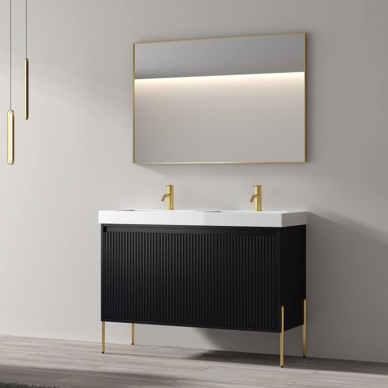 Ripple 48" Bathroom Vanity Kit (Assembly Required)