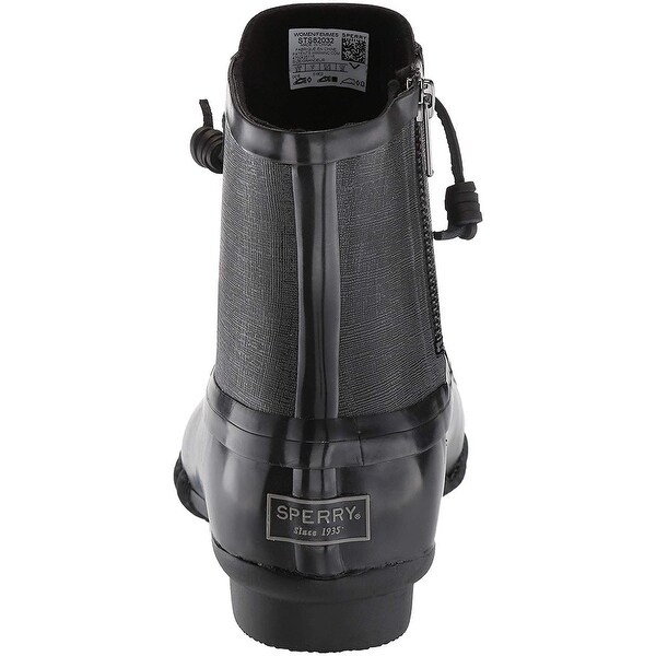sperry saltwater rubber flooded duck boot