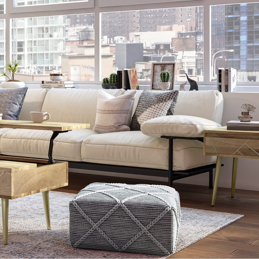 WYNDENHALL Woodley Square Pouf