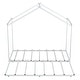preview thumbnail 10 of 8, White Metal Twin Size House Platform Bed with Trundle