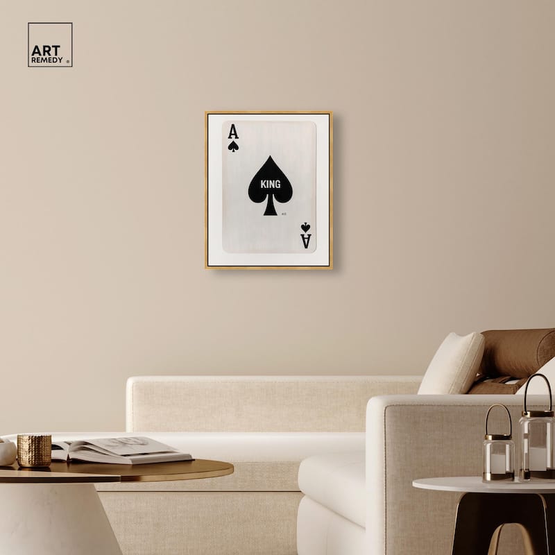 King of Spades Canvas by Art Remedy