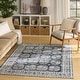 preview thumbnail 11 of 66, Nourison Dekor Indoor only Moroccan Area Rug Grey/Navy - 4' x 6'