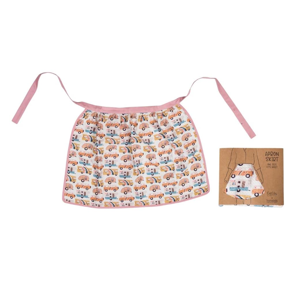 Transpac Fabric Waffle Kitchenette Apron Home Decorations Spring