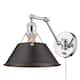 Option Chrome & Rubbed Bronze