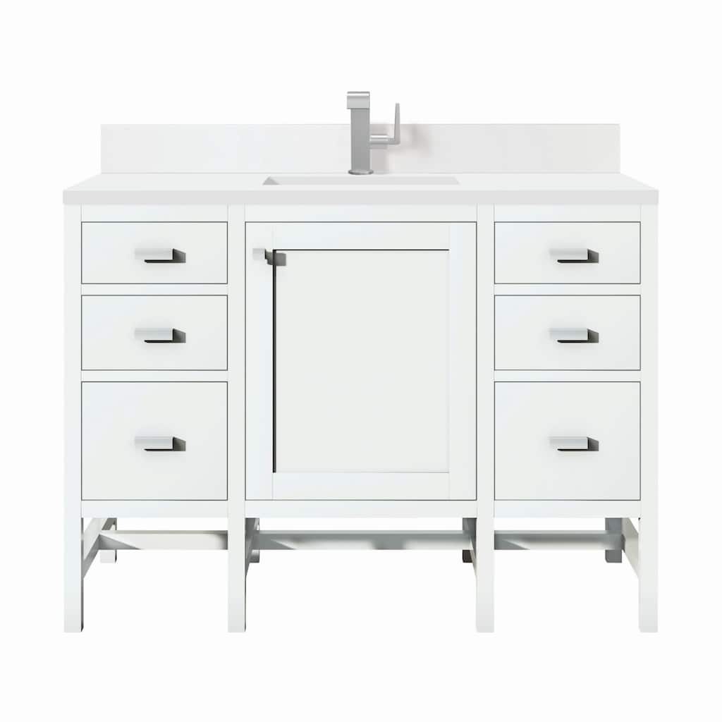 James Martin Vanities E444-V48-1WZ Addison 48" Single Basin Wood