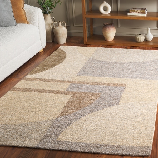 SAFAVIEH Hand-Tufted Natural Fiber Vangelica Casual Jute Rug - Bed Bath ...