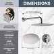 preview thumbnail 13 of 74, WOWOW Wall Mount 9-Spray Shower Faucet with Handshower