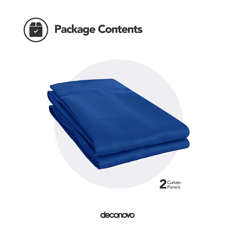 Deconovo Grommet 38 Width Curtain (2 Panel)
