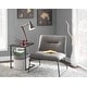 preview thumbnail 8 of 30, Carbon Loft Kerby Industrial Faux Leather Accent Chair - N/A