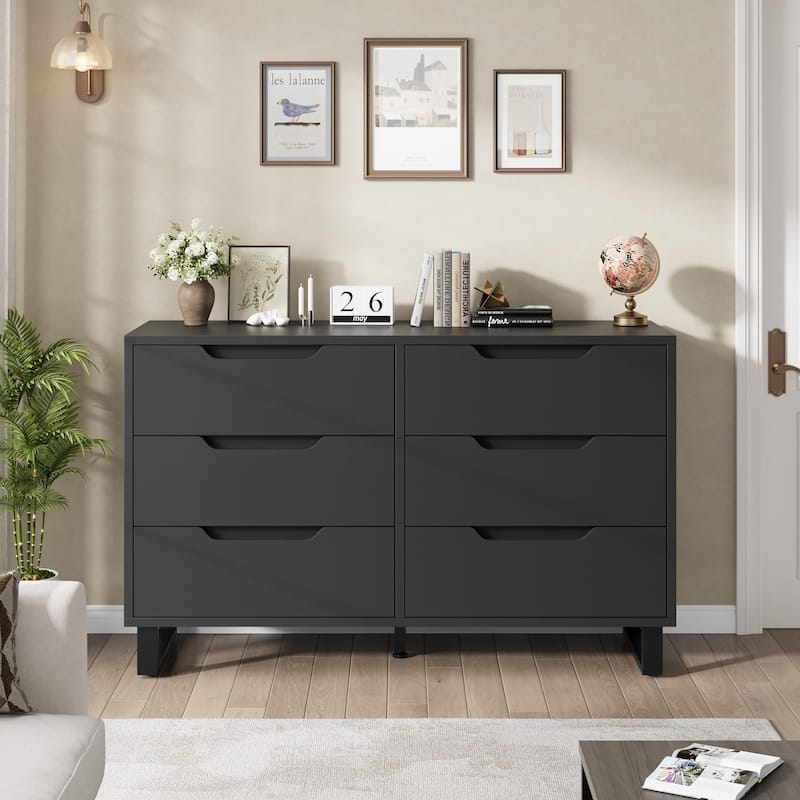 4/6 Drawer Dresser, Freestanding Storage Cabinet for Bedroom, Closet