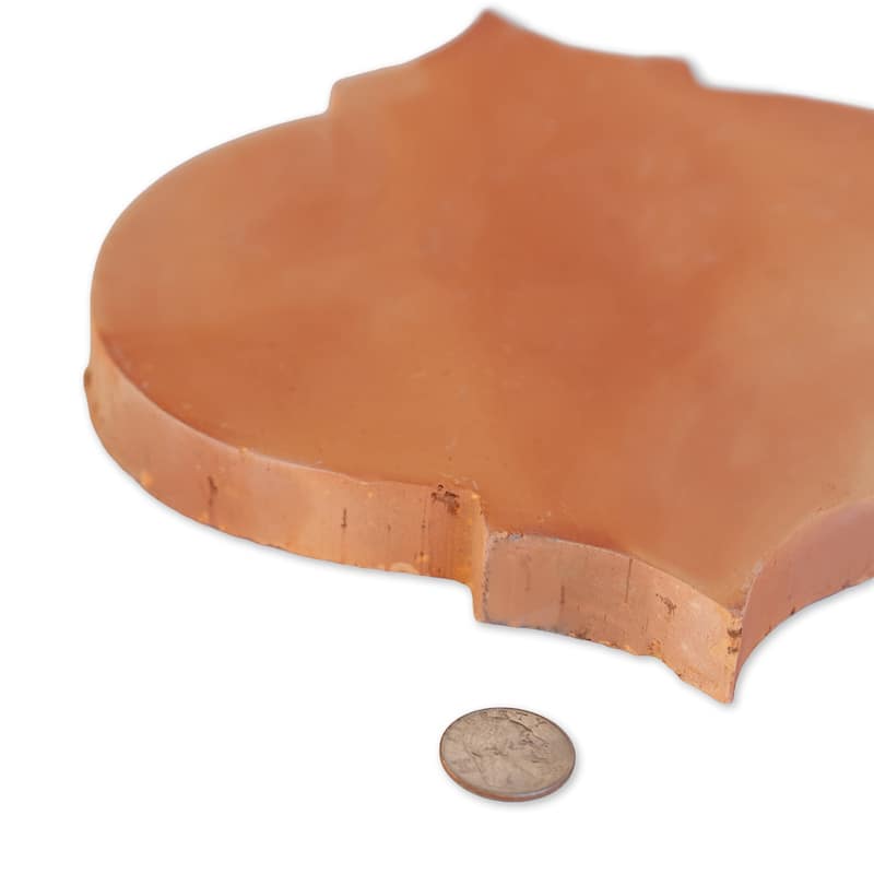 Natural Terracotta Arabesque, 8"x8.5" tile