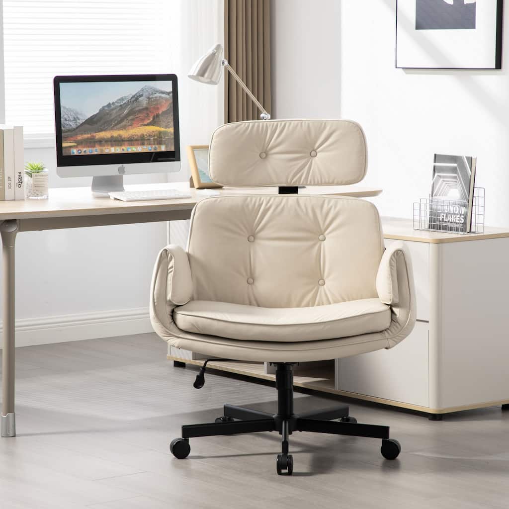 Swivel Task Office Chairs,Accent Chair With Adjustable Armrests And Headrest