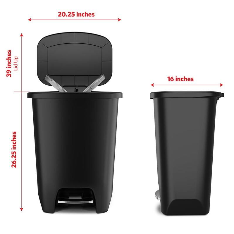 Glad Kitchen Trash Can 20 Gallon