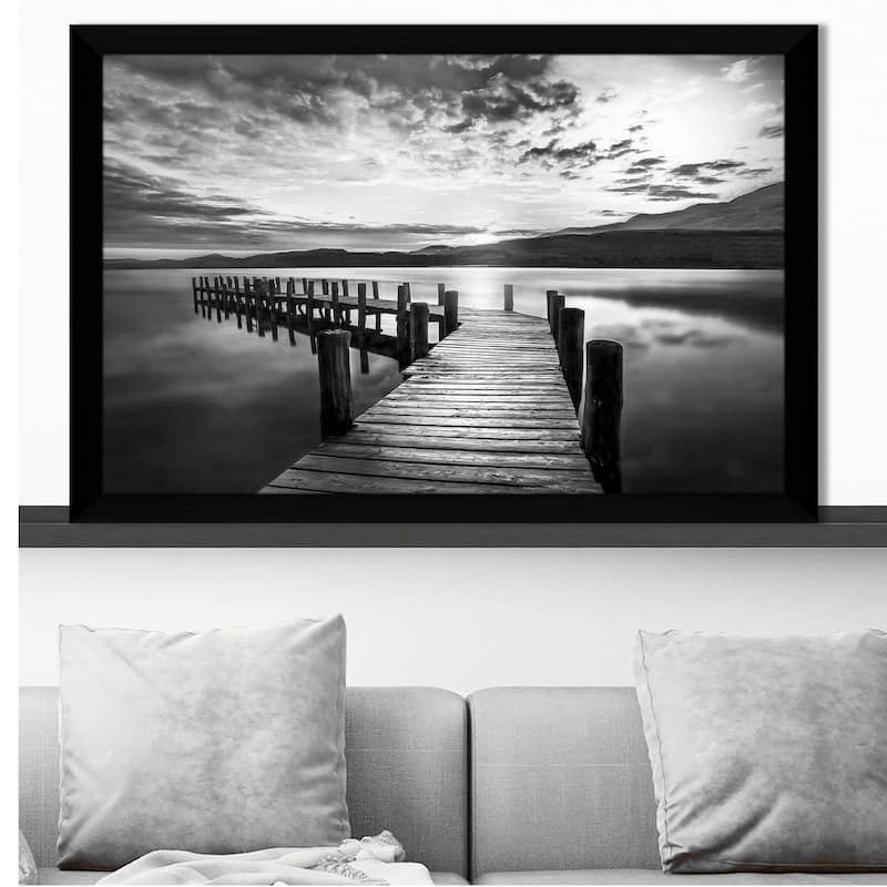 "Evening Dock" by Mike Calascibetta Print on Acrylic