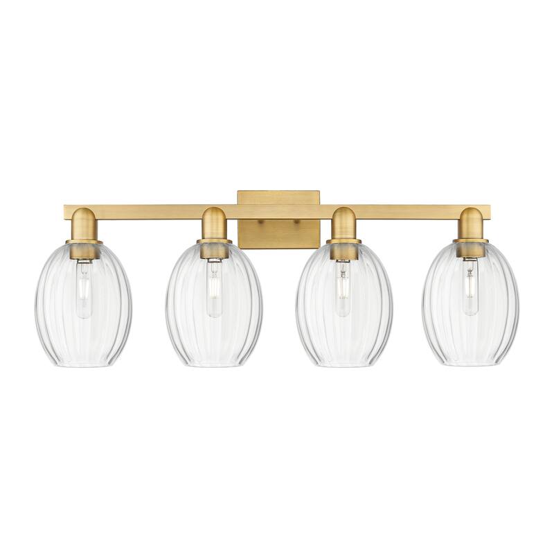 Innovations Lighting Downtown Urban - Preston - 4 Light 36" Bell Shade Bath Vanity Light