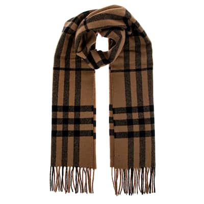 Burberry Giant Check Wool Scarf