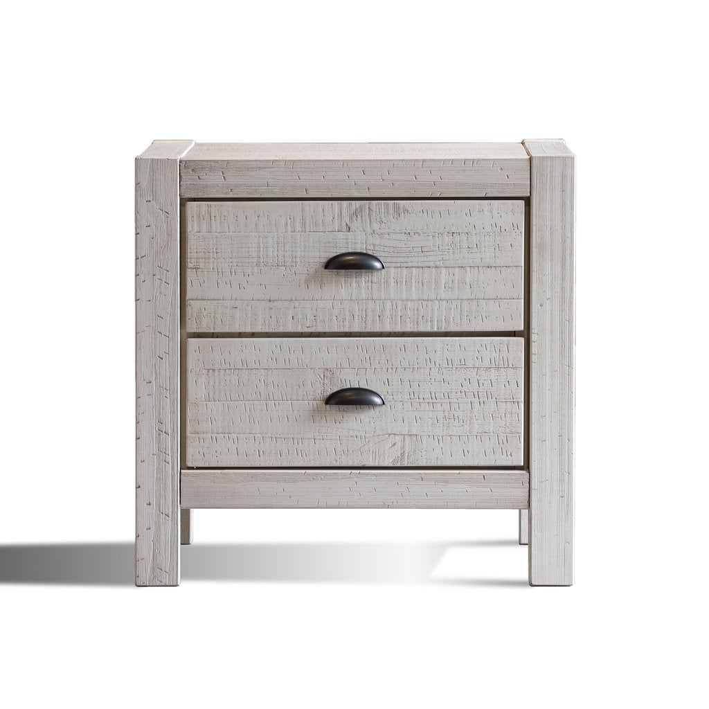 Montauk Solid Wood 2 Drawer Nightstand On Sale Overstock 20603190