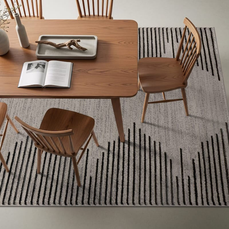 Bohemian Stripe Area Rug