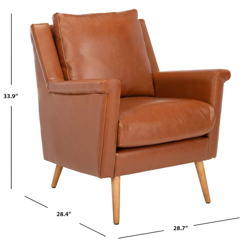 SAFAVIEH Astrid Mid-century Arm Chair - 28.7" x 28.4" x 33.9"