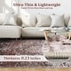 preview thumbnail 12 of 38, Ombre Vintage Area Rug Distressed Washable Living Room Bedroom Rug Indoor Carpet Ultra-Thin Soft Rug Non-Slip