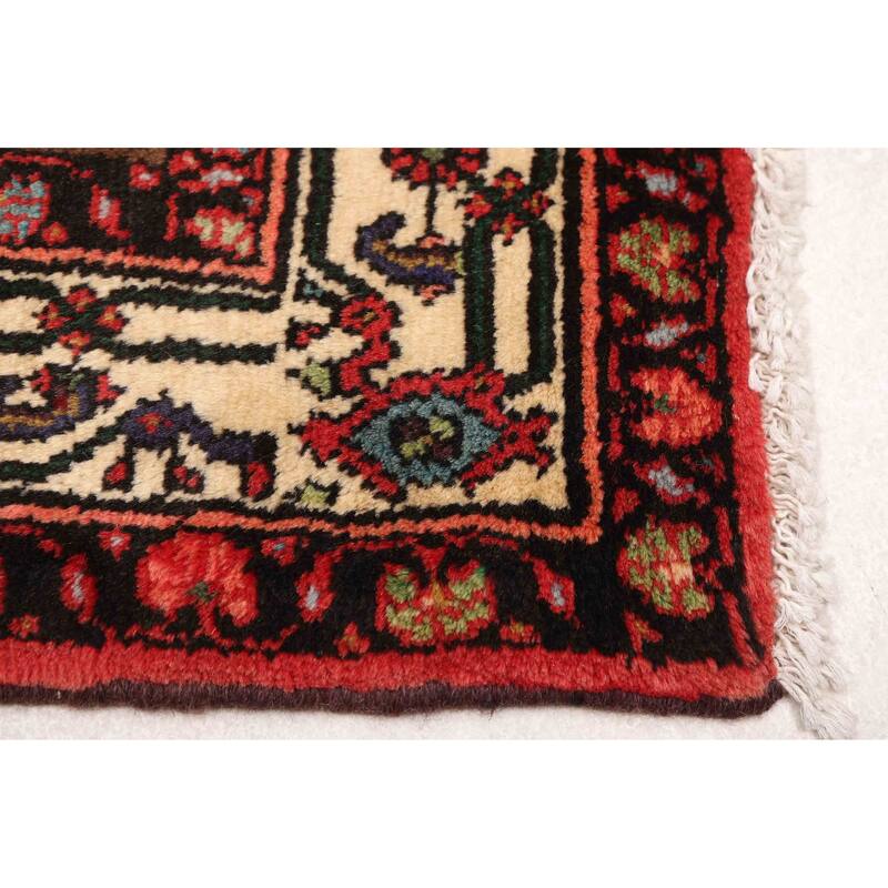 ECARPETGALLERY Hand-knotted Andelz Red Wool Rug - 3'5 x 5'0