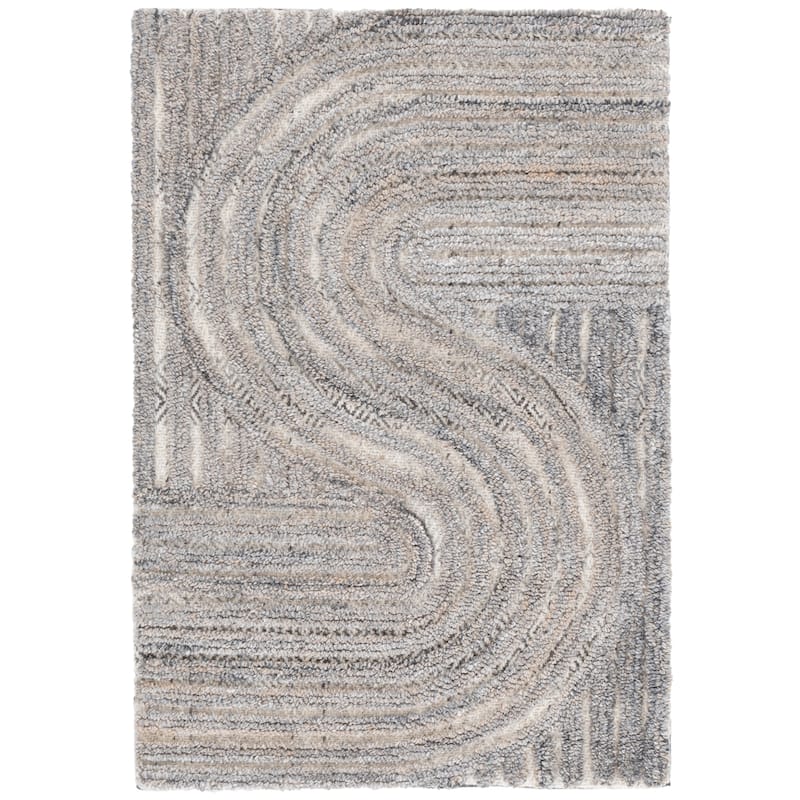 SAFAVIEH Handmade Southampton Asha Abstract Wool Rug - 2' x 3' - Beige