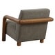 preview thumbnail 8 of 6, Uttermost Balance Herb Green Accent Chair