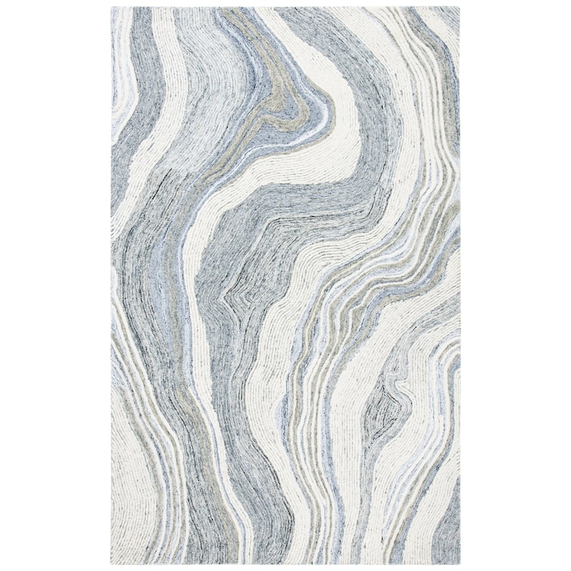 SAFAVIEH Handmade Marquee Genta Modern Medallion Wool Rug