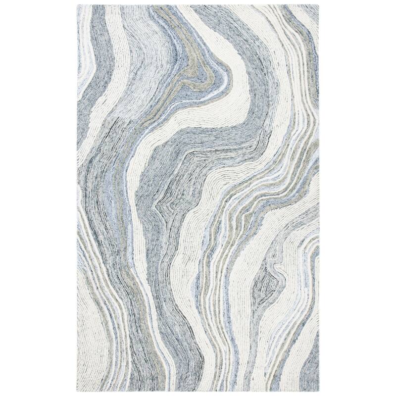 SAFAVIEH Handmade Marquee Genta Modern Medallion Wool Rug