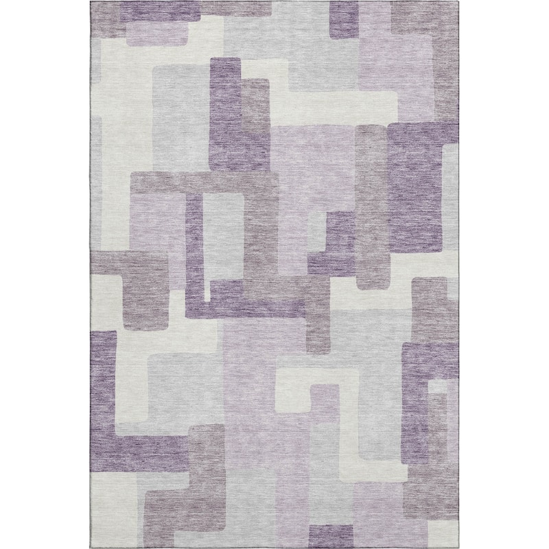Premium Washable Super Soft Modern Geo Mayfield Rug