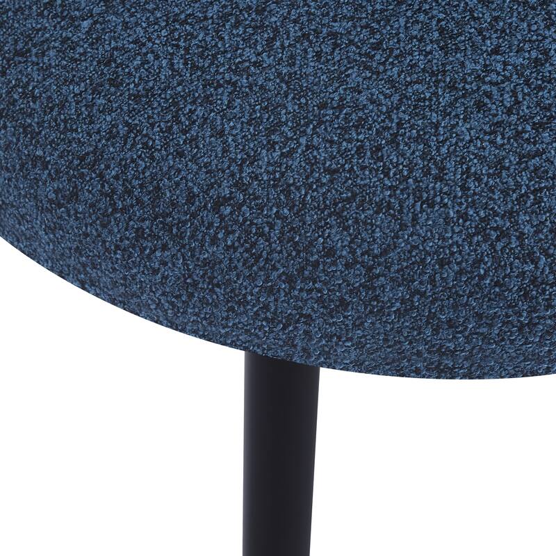 Bia Modern Iron Upholstered Dining Chairs by Christopher Knight Home