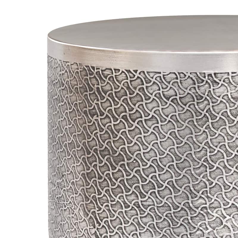 WYNDENHALL Jean 18" Wide Boho Metal Accent Table & Assembled - 8"W x 18"D x 23"H