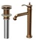 preview thumbnail 32 of 49, Karran Vineyard KBF472 Single-Handle Single Hole Vessel Bathroom Faucet with Matching Pop-up Drain Brushed Copper