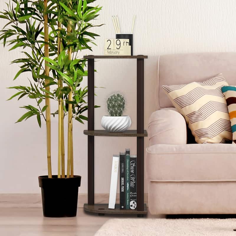 Porch & Den St. Marks 3-tier Corner Multipurpose Shelving Unit