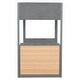preview thumbnail 9 of 10, Twin Size Teddy Fleece Loft Bed Wood Bed