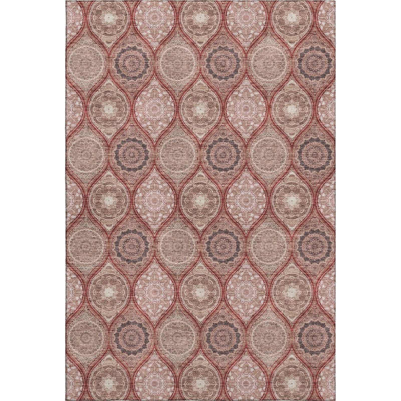 Premium Washable Super Soft Boho Mosaic Mayfield Rug