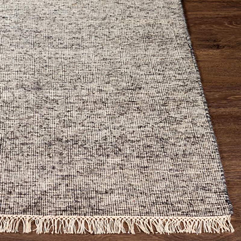 Hand-Woven Luther Solid Viscose Area Rug