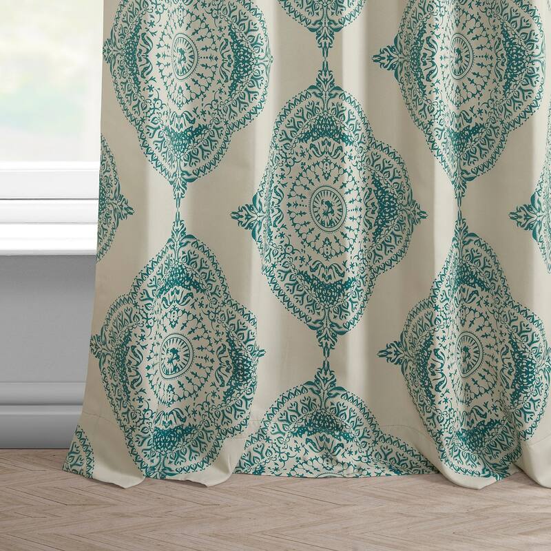 Exclusive Fabrics Henna Room Darkening Curtain Pair (2 Panels)