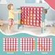 preview thumbnail 16 of 14, 4-in-a-Row Connect Game with Basketball Hoop and Toss Ring - 47" x 13" x 31" (L x W x H)